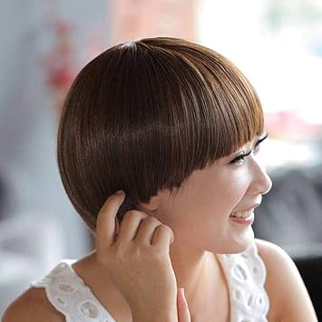 Amazon Com Siyi 11inch Bob Wigs For Lady Light Brown Short