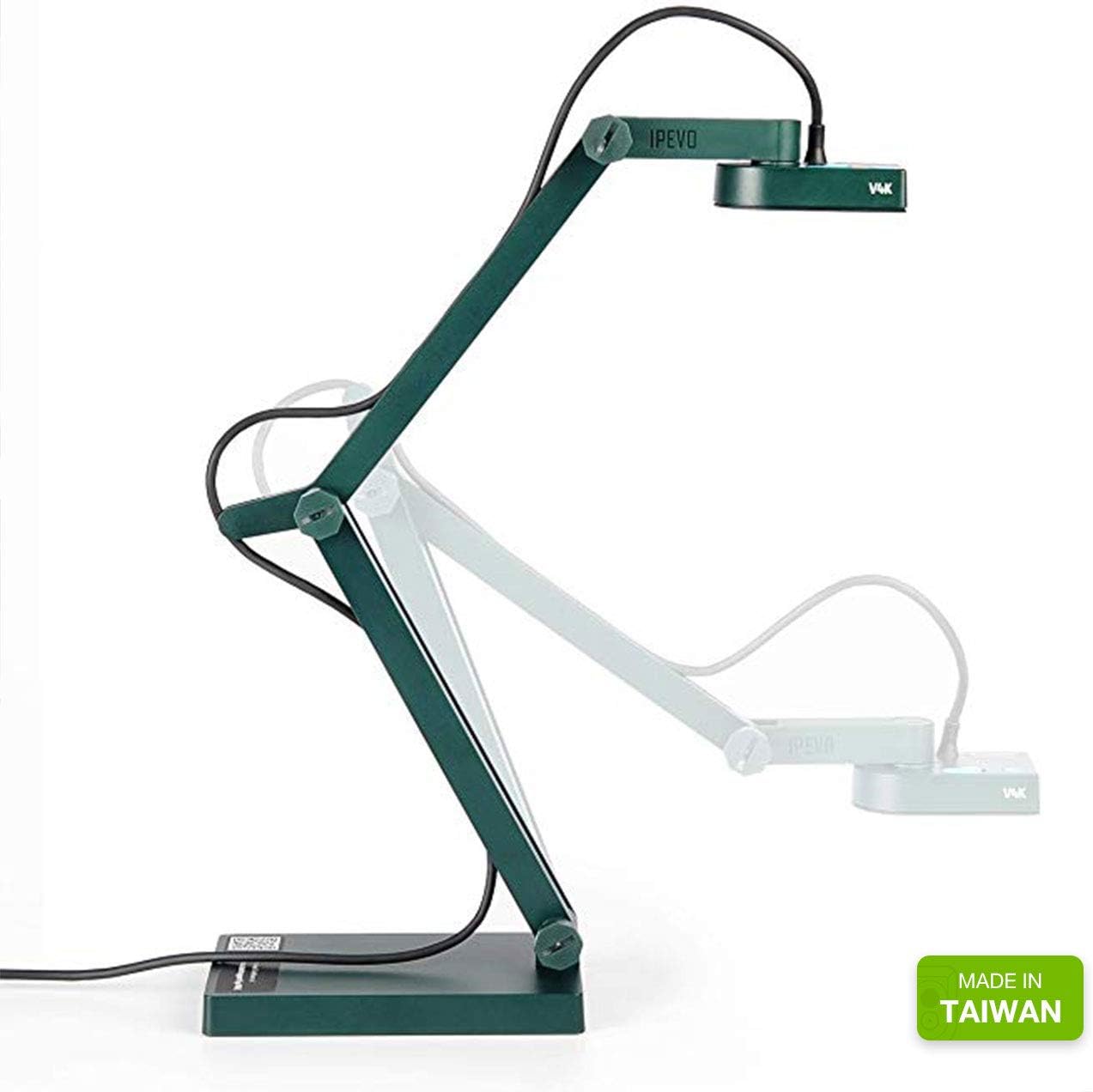 IPEVO V4K Ultra High Definition 8MP USB Document Camera — Mac OS, Windows, Chromebook Compatible for Live Demo, Web Conferencing, Distance Learning, Remote Teaching: Electronics