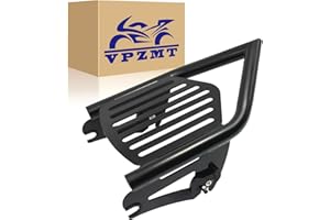 VPZMT Detachable Luggage Rack for 2009-2024 Harley/Road Glide/Road King/Street Glide/Electra Glide Rear Grab Handles Bracket 