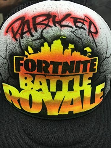 Airbrush Trucker Cap, Co-Op Sandbox Survival Game, Video Game Hat