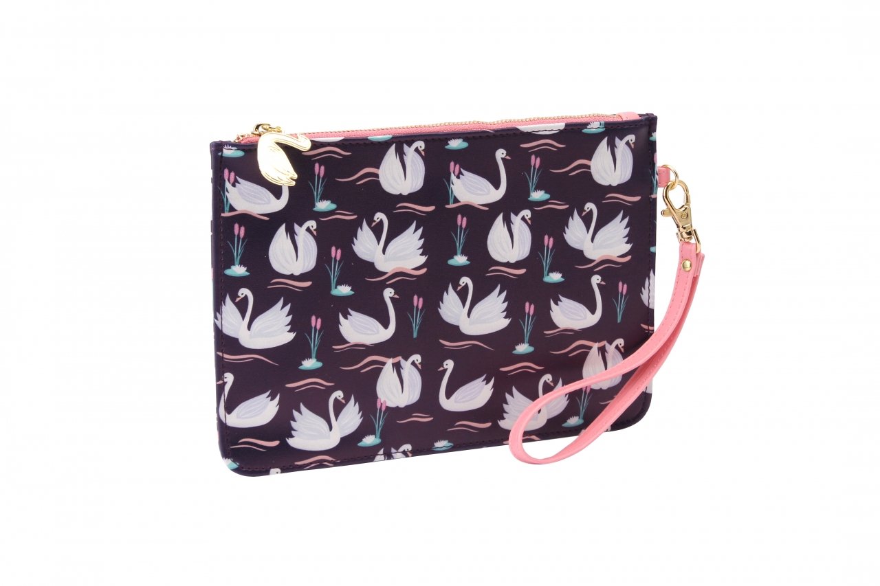 Wild Thoughts Swan Beauty Bag