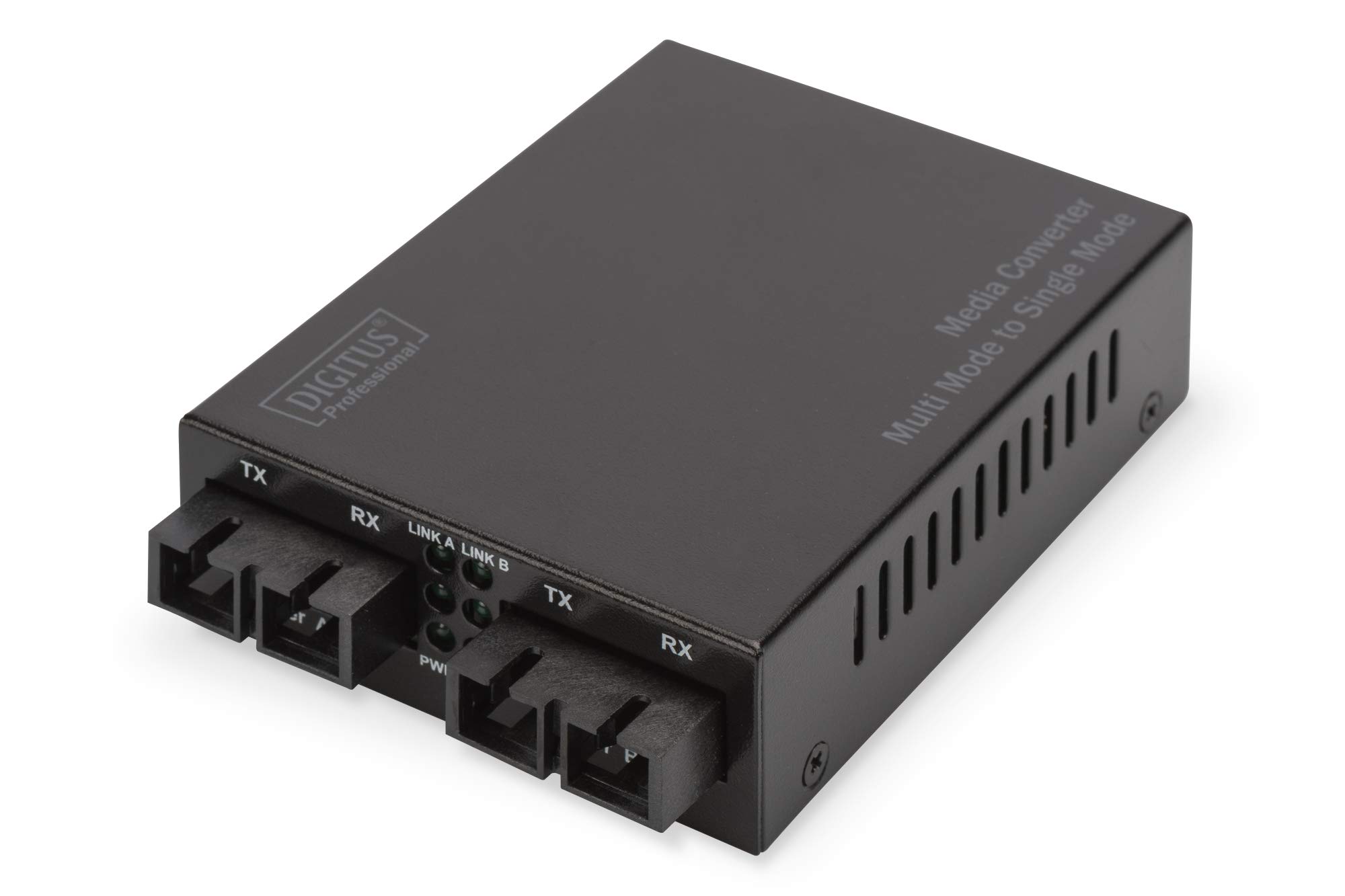 DIGITUS Gigabit Media Converter Multimode to Singlemode SC to SC, Wavelength 850nm, 1310nm, up to 20km