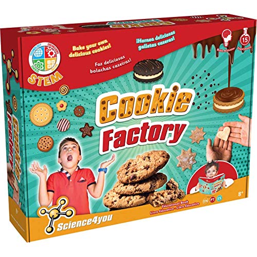 Science4you - Cookie Factory - STEM Scientific and Educational Toy, Real Baking Sets for Children, Gifit 8+ years old
