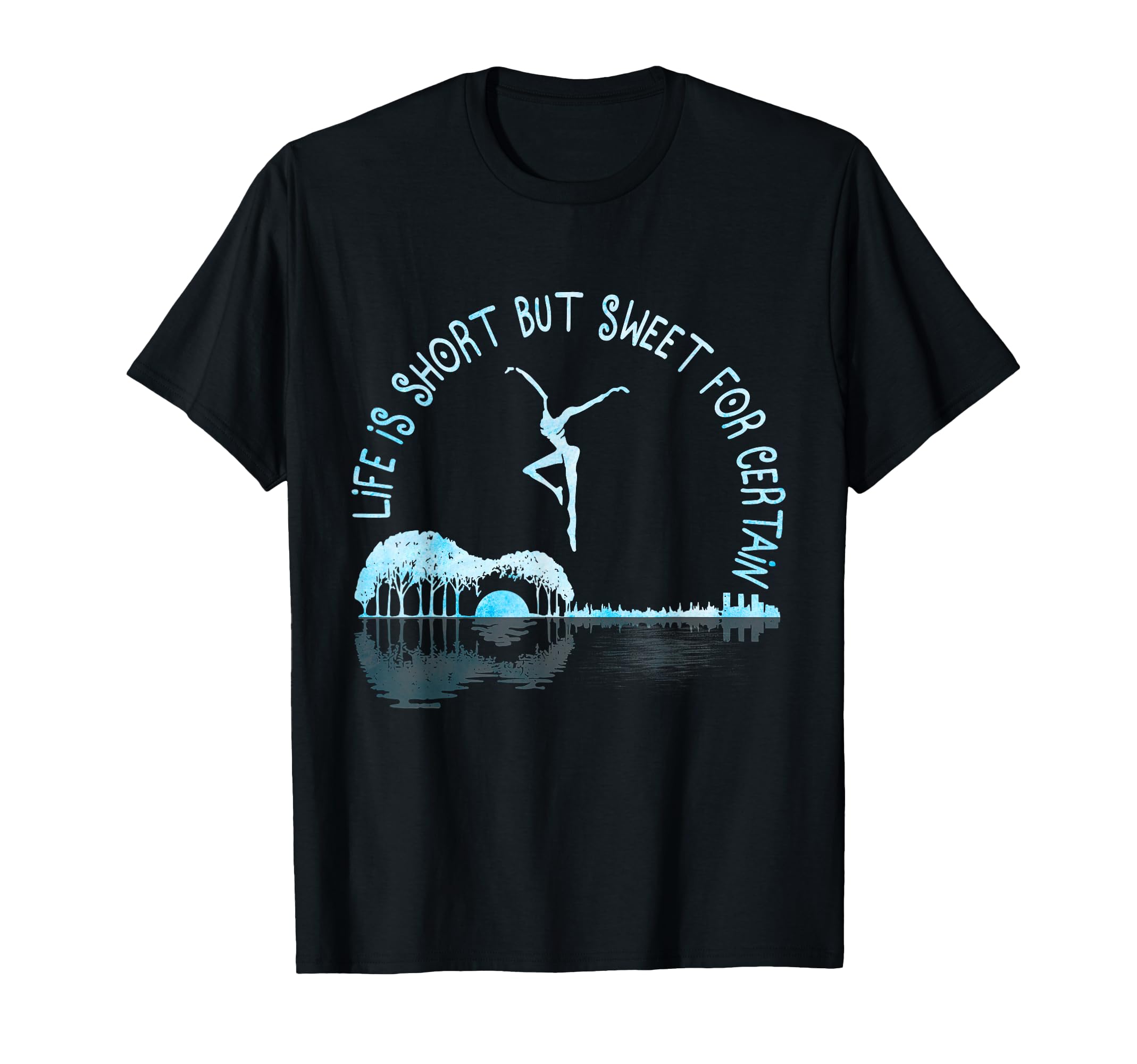Photo 1 of ** UNKNOWN SIZE***Music Lover Life is Short But Sweet for Certain Guitar T-Shirt
