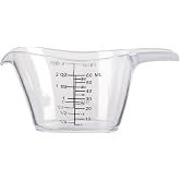 2 Oz Measuring Cup, 1/4 Cup Acrylic Measuring Cups, Clear