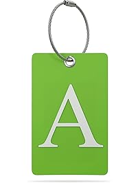 luggage tags tag bag bendable initial fully name