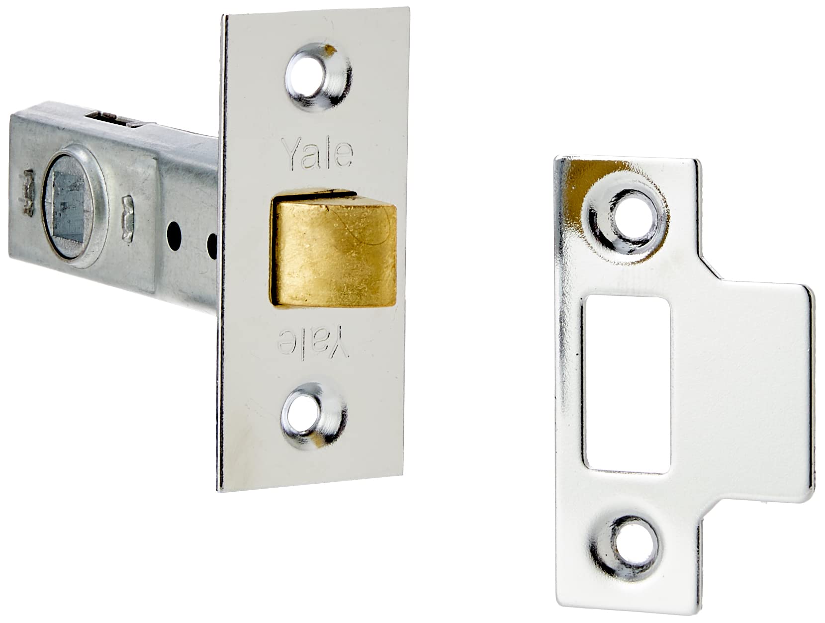 Yale Locks PM888ZP25 Mortice Latch 64mm 2.5-inch - Zinc Plated (Visi Pack of 1)