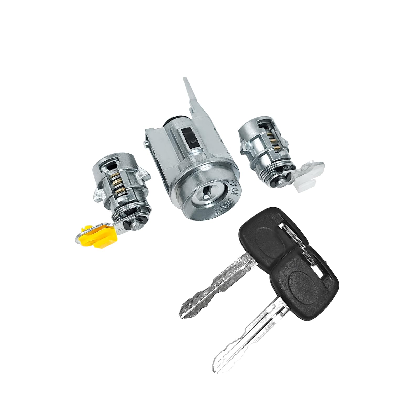 Photo 1 of Ignition Switch & Door Lock Cylinder with Keys Compatible with Toyota 4Runner 1999 2000 2001 2002 3.4L V6 2.7L L4, Ignition Switch Lock Cylinder Replacement