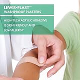 Lewis-Plast Assorted Breathable Washproof Plasters 100 Box Medical Grade for view 7