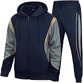 Wirltte Track Suits Mens Sweatsuits for Men Outfits 2 Piece Set Hoodie Sweatshirt and Joggers Sweatpants Sets