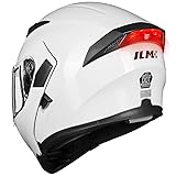 ILM Motorcycle Dual Visor Flip up Modular Full Face