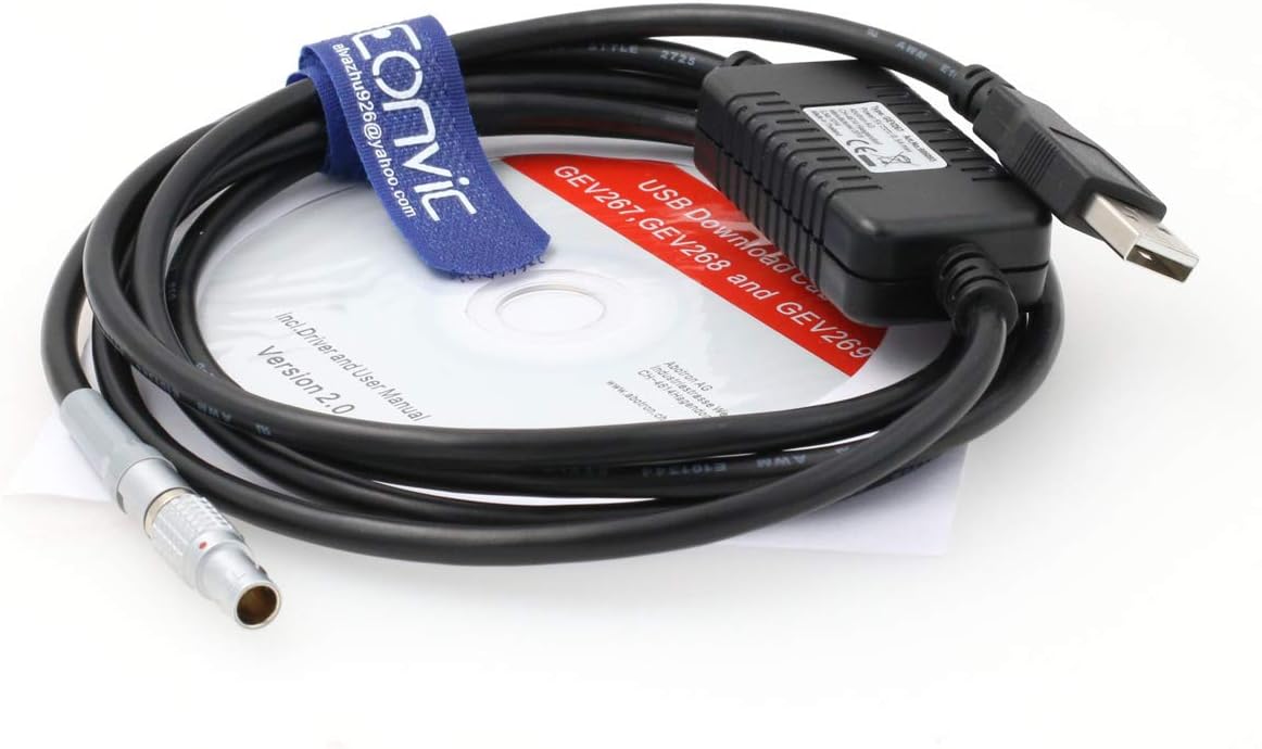 Eonvic 0b 5 Pin USB Data Transfer Cable for Total Station and Digital Theodolite Original GEV267 - Image 4