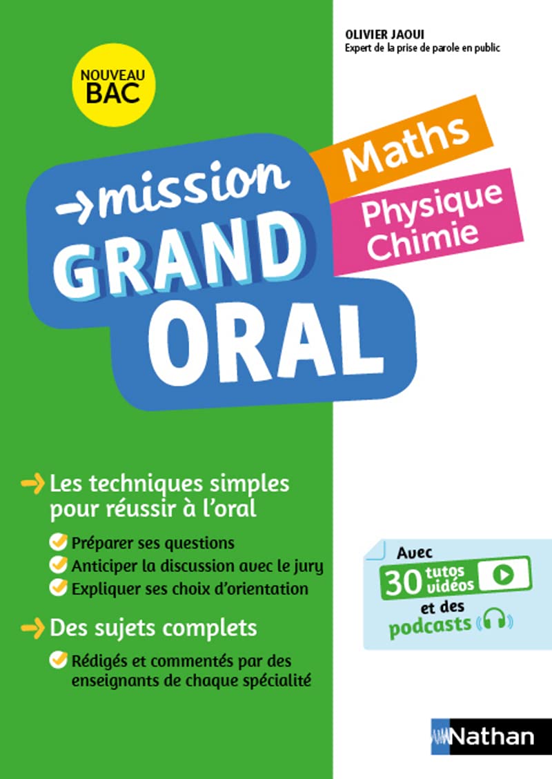 Mission Grand Oral Maths Physique Chimie Coppens Nicolas Desrousseaux Pierre Antoine Jaoui Olivier 9782091575704 Amazon Com Books