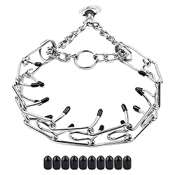 CBBPET Dog Prong Collar, Adjustable Dog Training