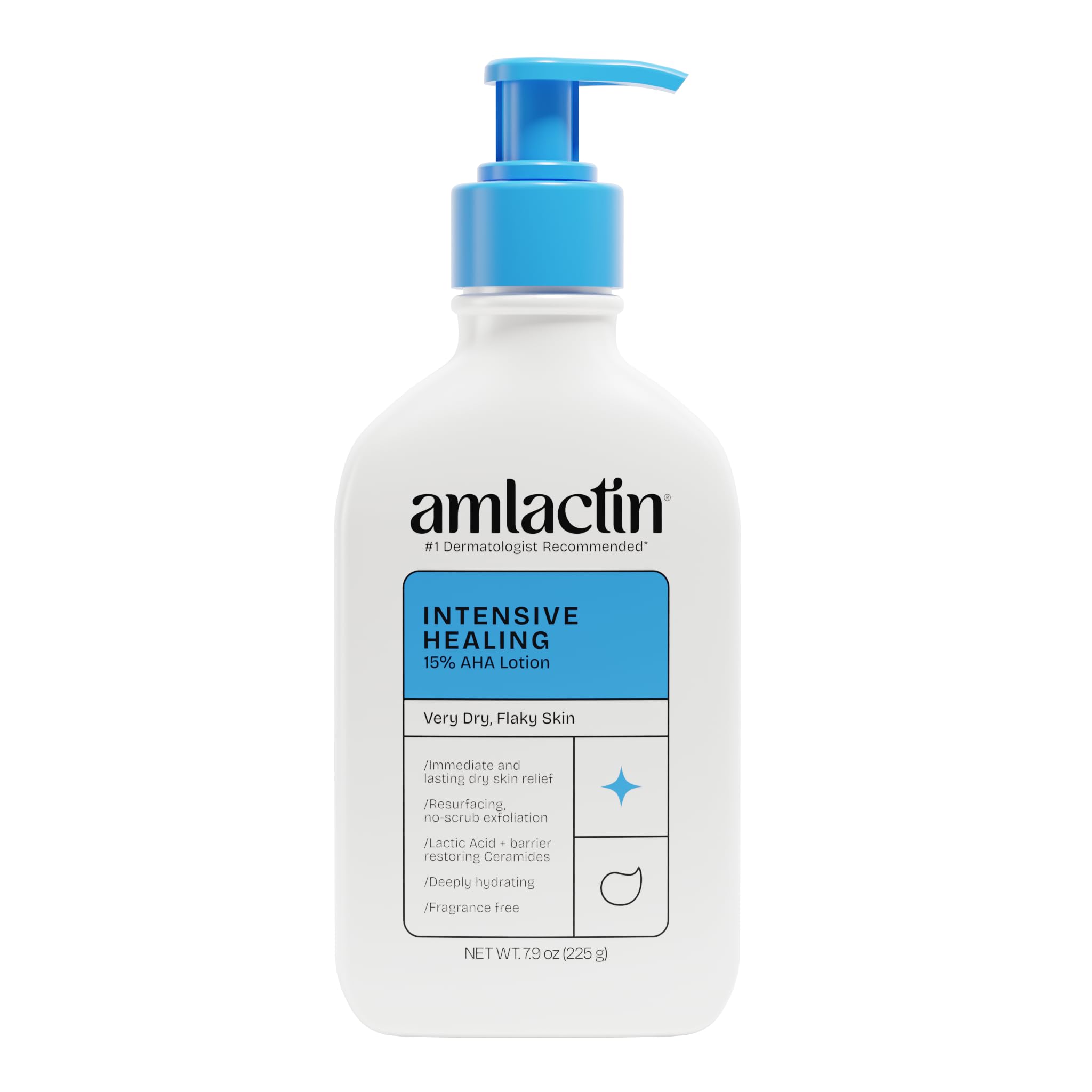 AmLactin Rapid Relief Restoring Lotion + Ceramides, 7.9 Ounce, Paraben Free