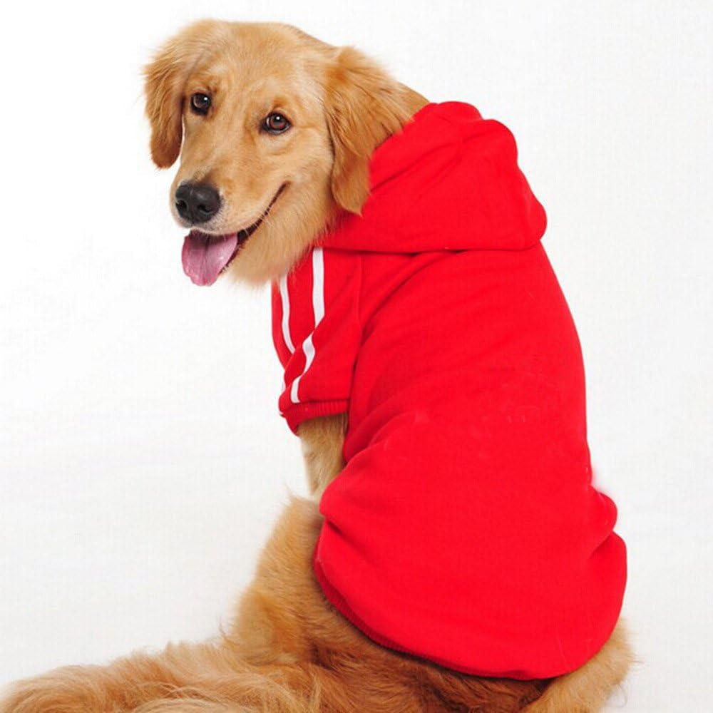 Namsan Medium Dogs and Big Dogs Sports Hoodies, Dog Sweater, Dog Coats -Red XXL