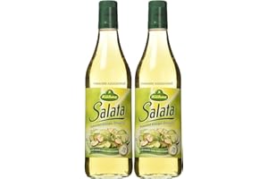 VALUBNDL: Kühne Salata Seasoned Herb Vinegar (2-Pack) – 1.5L Total (Two 750ml Bottles) – Authentic German Salad Dressing Base