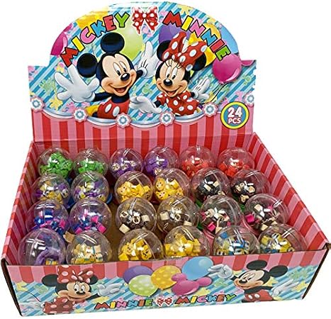 Amazon Co Jp ディズニー Disney ディズニー ガチャガチャ ミニ消しゴム 12種 24個入 Box 文房具 オフィス用品