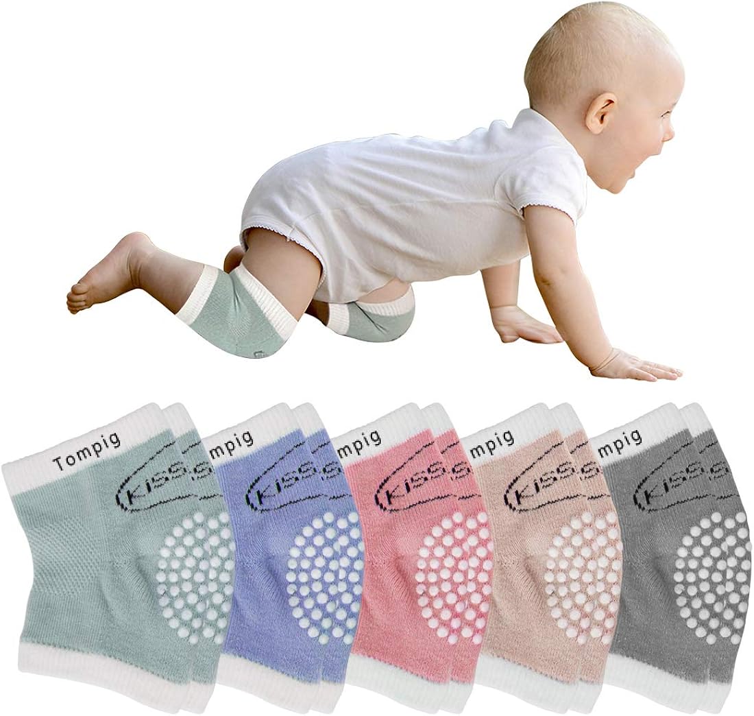 Set Genouillères Et Chaussettes Antidérapantes Bébé - Lot De 3 Paires - Pour 0-24 Mois - 4