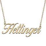 HUAN XUN Customized Custom Simple Any Name Necklace