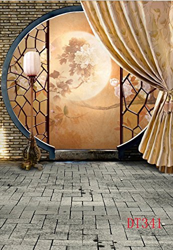 LB Vintage Japanese Style Backdrop for Photography 5X7ft Retro Rustic Kids Adult Portraits Photo Background Vinyl Customized Studio Prop DT341 - Thumbnail 3