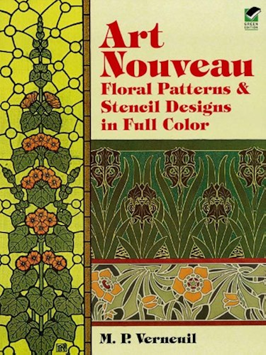 Download Art Nouveau Floral Patterns and Stencil Designs in Full Color (Dover Pictorial Archive) (English Edition) PDF