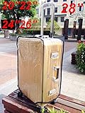 BlueCosto PVC Clear Travel Luggage Protector Suitcase Covers 20