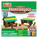 Ideal Frontier Logs 75 Piece Classic Wood Construction Set