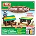 Ideal Frontier Logs 75 Piece Classic Wood Construction Set