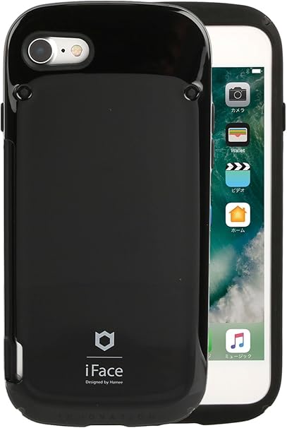 Amazon Co Jp Iface Innovation Standard Iphone8 7 ケース Icカード収納 ブラック 家電 カメラ