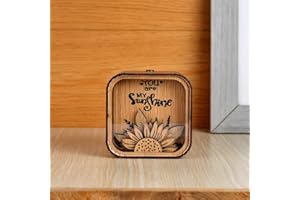 MISS LI GARDEN MissLiGarden Handmade Music Box, Vintage Wooden,Best Gifts for Wife Husband Girlfriend Boyfriend Girl Boy Son Daughter, Anniversary, Birthday, Valentine's Day (You are My Sunshine (Sunflower))