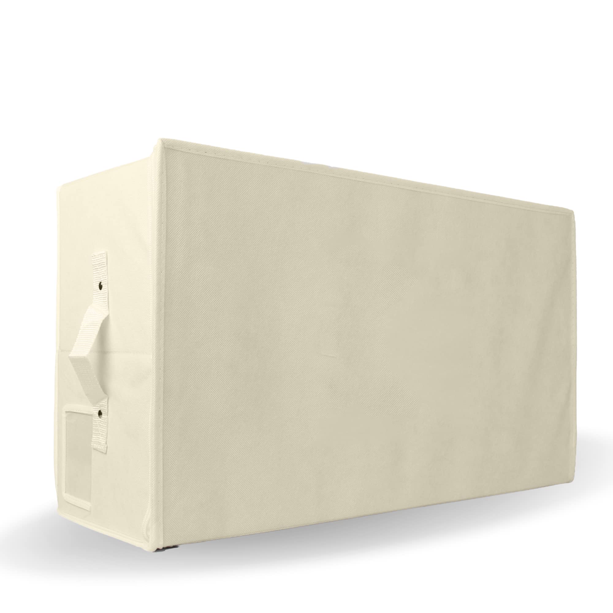 Hoesh UK – Ivory Large Wedding Dress Storage Box, Under Bed with Lid & Acid Free Tissue - bridal gown storage, wedding dress box, clothes storage, under bed storage, clothes storage boxes