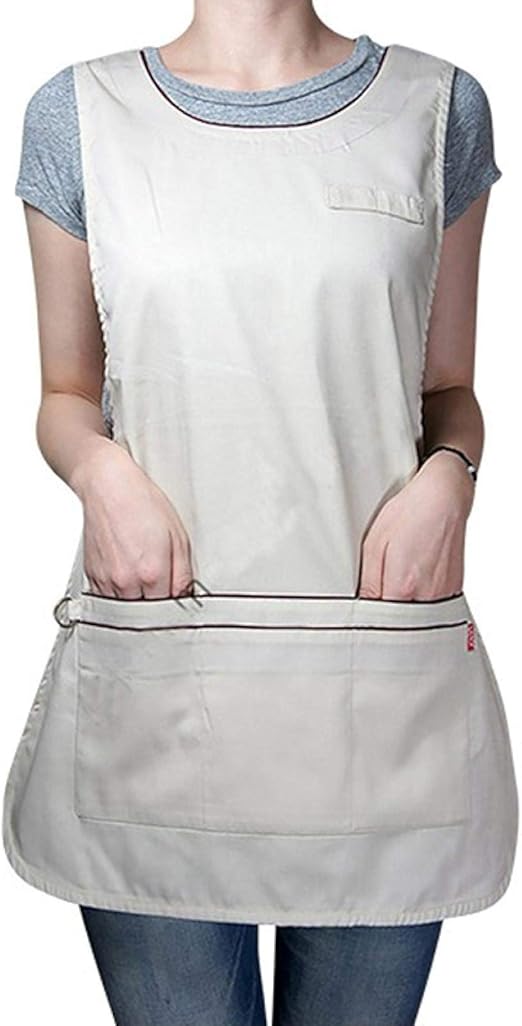 Kitchen Aprons For Woman Unisex Cotton Working Apron For