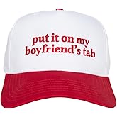 KATYDID Tab Embroidered Trucker Hat for Women & Men - Vintage Two-Tone Snapback Baseball Cap - Trendy, Western Style Hat