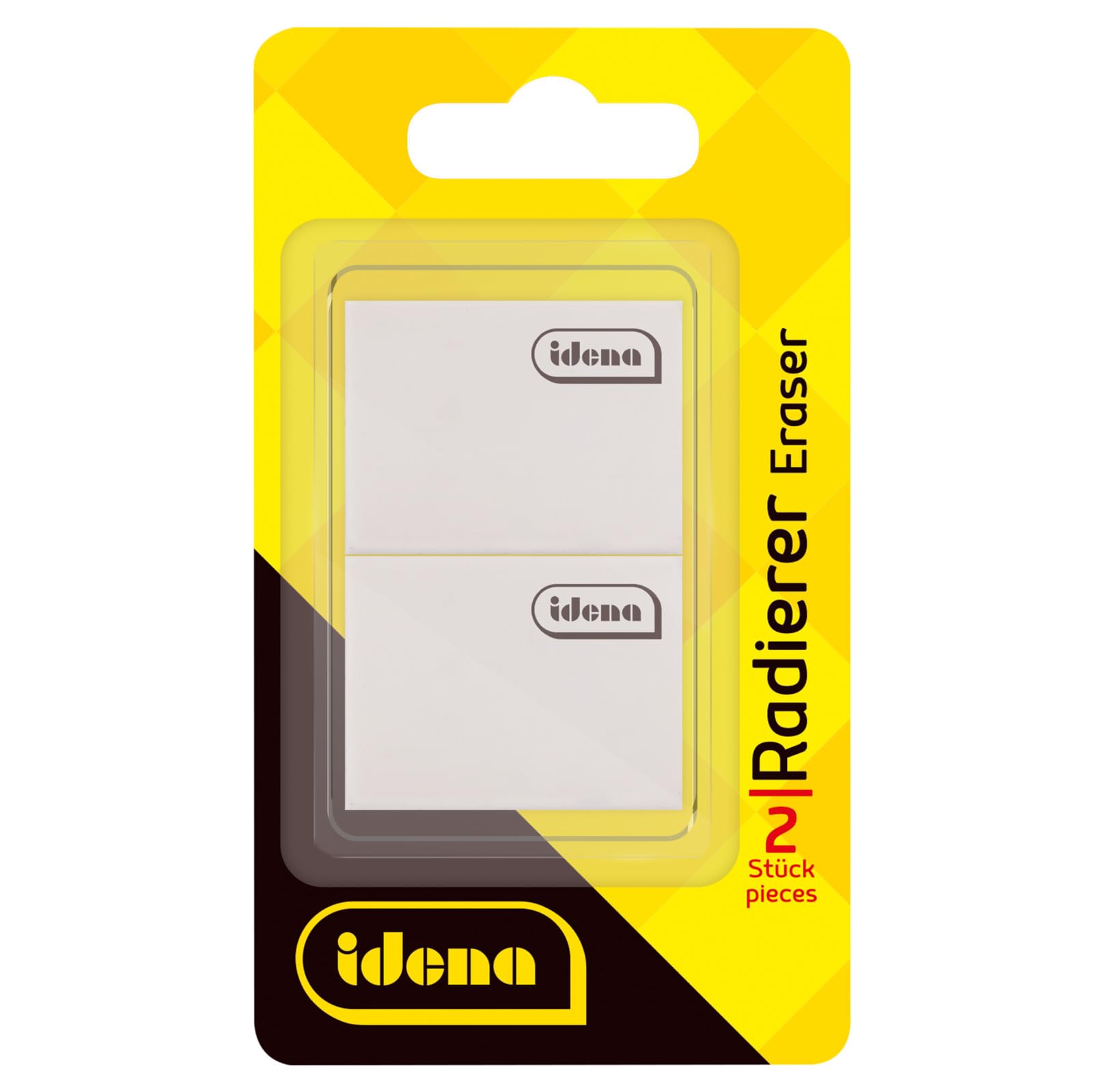 IDENA 522058 Pencil Eraser Refills Pack of 2)