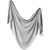 Copper Pearl Baby Swaddle Blanket - Premium Knit Baby Blanket, Large Soft Stretchy Receiving Blankets for Baby Boy and Girl, Swaddles for Newborn, Infant, and Toddler (Stone)