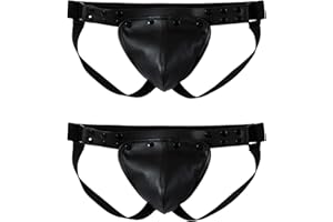 Pructi Men's Jockstrap Femboy Underwear Breathable Adjustable Panties Removeable Pouch Lingerie