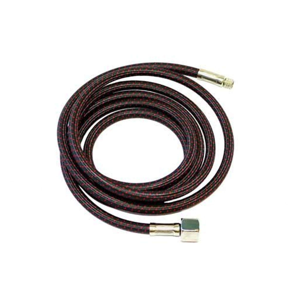 Paasche Airbrush Nylon Braided Air Hose, Red and Blue, 8 ft