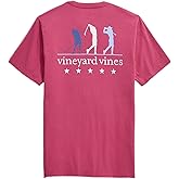 Vineyard Vines Men's Golf Silo USA Short-Sleeve Pocket Tee