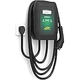 Battery Tender eCharge 40 AMP EV Charger - Level 2 Mounted Indoor Outdoor Fast Electric Vehicle Charging Station with Flexible 25ft Cable NEMA 14-50 - 022-3018-DL-WH