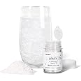 Shimmer White Edible Glitter for Cocktails, Sujoygar 4g Luster Dust Edible Drink Glitter Powder for Cake Vodka Chocolate Wine Cupcake Baking Food Grade