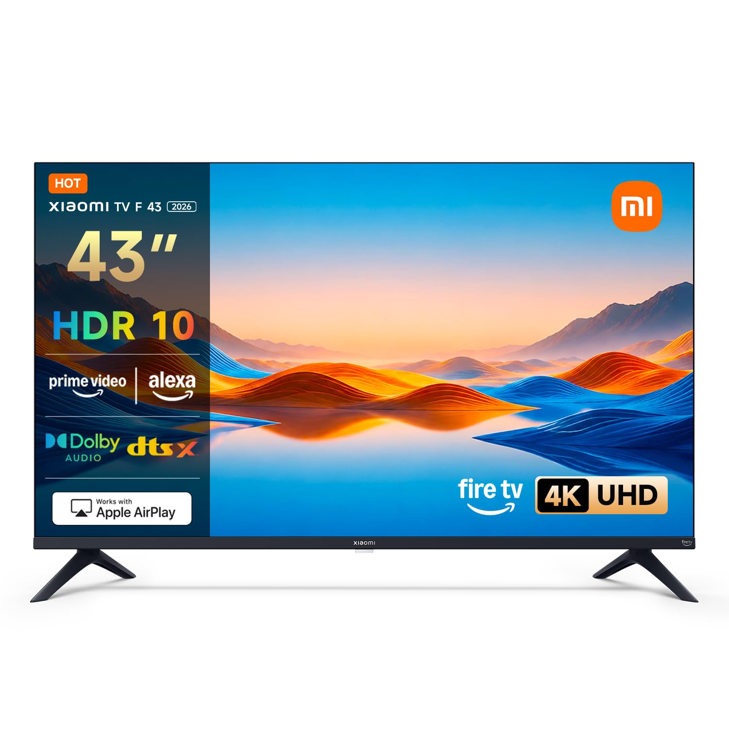 Xiaomi TV 43 pollici 2026, HD Smart TV Fire TV Dolby Audio L43MB-FAVEU