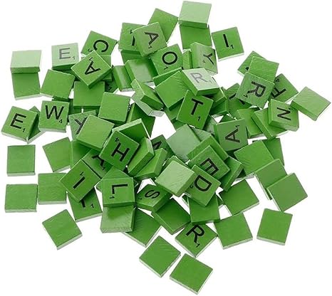 Amazon Co Jp Nuomi 木製スクラブルタイル カラフル アルファベット スクラブルウッド 100個 黒文字 クロスワードゲーム 装飾 クラフト ペンダント スペル スクラップブック ギフト 18 Mm グリーン 2r33u51as6d7f ホーム キッチン