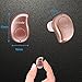 KELODO Bluetooth Earbud S530 Plus Mini Wireless Earphone in Ear Small Headset with Mic Invisible V4.1 Earpiece Hands-Free Noise Canceling for Apple iPhone and Android Smartphones - Rose Gold
