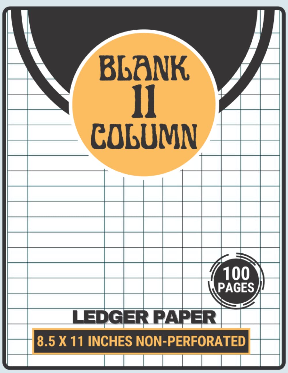 amazon com blank 11 column ledger paper account book for budgeting 11 columnar book format accounting financial ledger notepad 11 column notebook 9798755346016 ledos black books