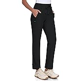 MoFiz Women's Hiking Pants Lightweight Outdoor Quick Dry Travel Joggers Water Resistant Athletic Pants Zipper Pockets