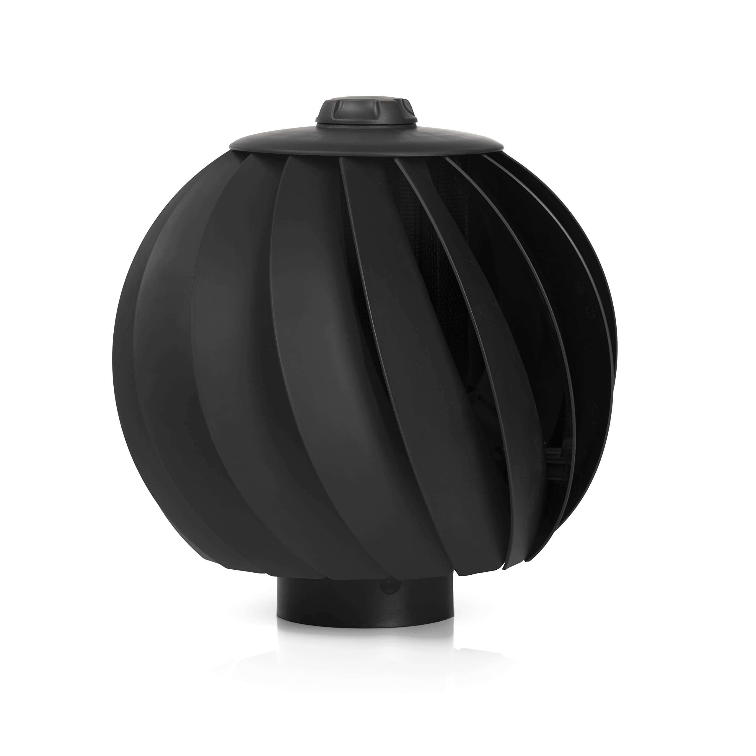 Biolan Wind-Powered Ventilation Fan, Silent, Energy Saving for Sheds and Garages, Efficient Against Moisture and Mould. Rain Protection. Includes a removable and washable insect net.