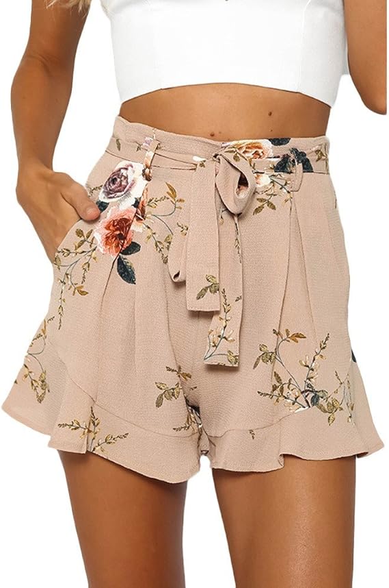 Ruffled Shorts Ladies Summer Shorts Shorts Casual Jeans Classic Design