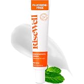 RiseWell Nano Hydroxyapatite Fluoride Free Varnish, Wild Mint, 1.5oz | Dentist Recommended, SLS Free &amp; Free of Articificial Flavors, Naturally Whitening, Made in USA