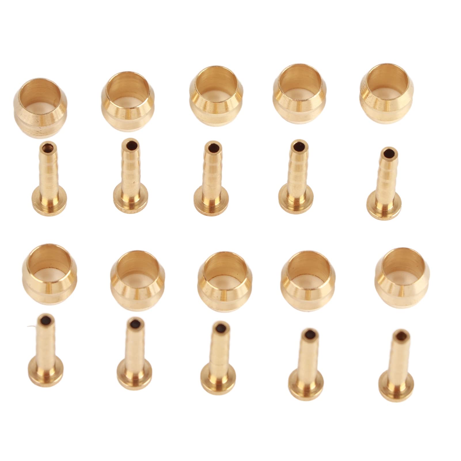 Bicycle Hose Olive Insert, 10 Set Olive and Connector Insert Hydraulic Disc Brake Hose Olive Connector Bicycle Hose Olive Insert for Shimano BH90 BH59 Bicycle Mountain Bike(BH59)